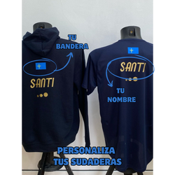 Sudadera personalizada capucha Tapia