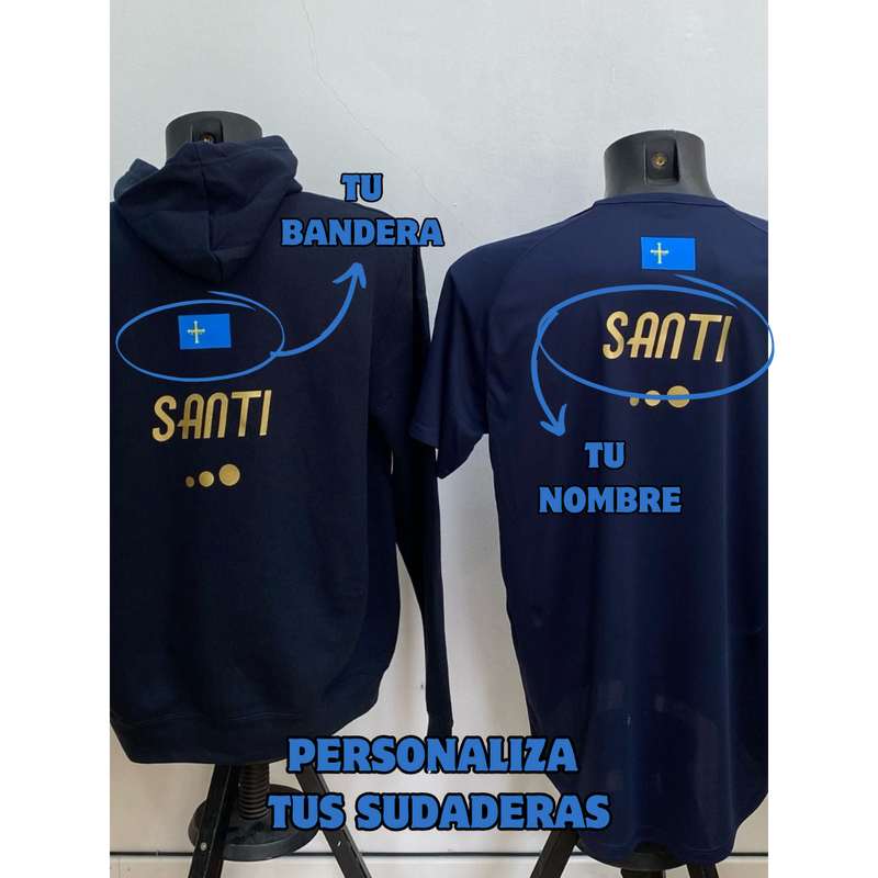 Sudadera personalizada capucha Tapia