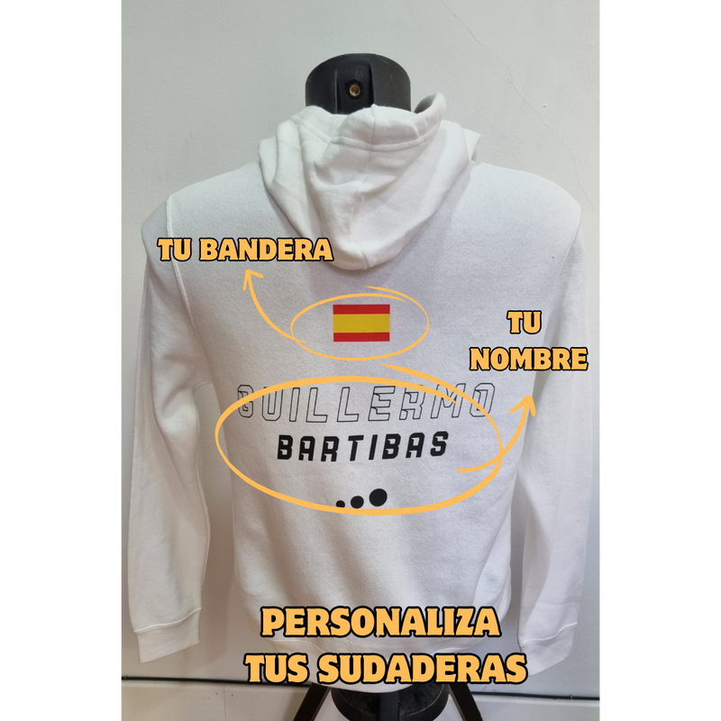 Sudadera personalizada con capucha Paquito