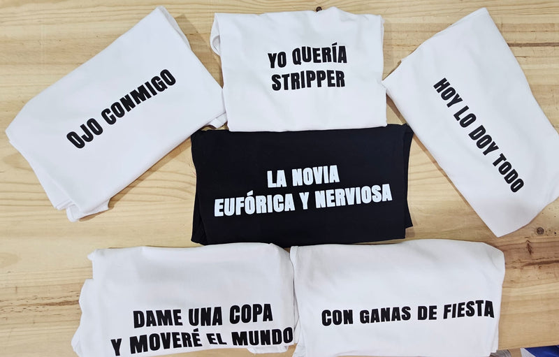 Camiseta Personalizada 100% algodón