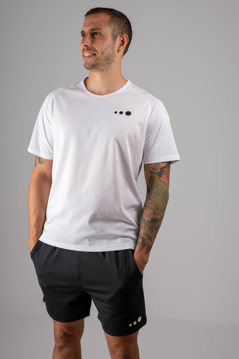RACE SLIM White T-shirt