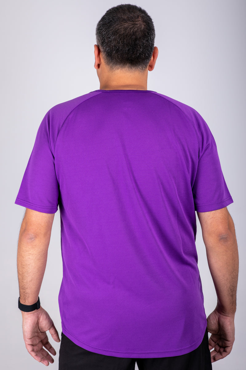 Purple RACE SLIM T-shirt